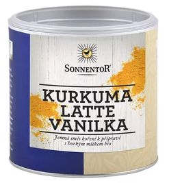 Sonnentor Kurkuma Latte - vanilka BIO, 60 g dóza