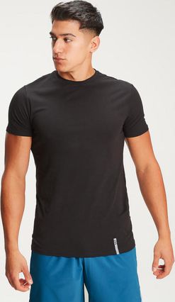MP  MP pánské klasické tričko s krátkým rukávem Luxe – Černé - L