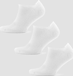 Myprotein  Pánské kotníkové ponožky - Bílé - UK 9-12