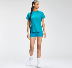 MP  MP Women's Repeat MP Training Booty Shorts - Teal - XXL
