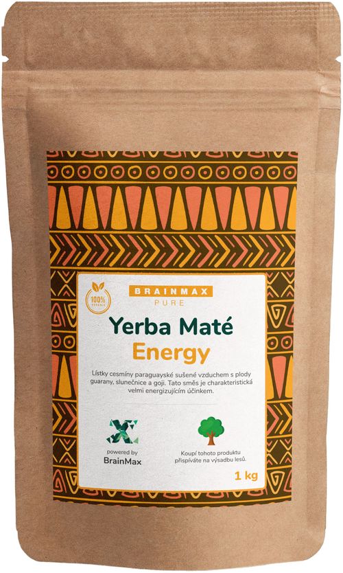 Votamax BrainMax Organic Yerba Maté - Energy, 1000 g