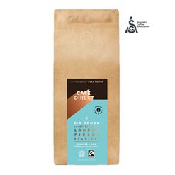 Cafédirect - BIO zrnková káva Congo SCA 84 s tóny medu a hořké čokolády 1kg