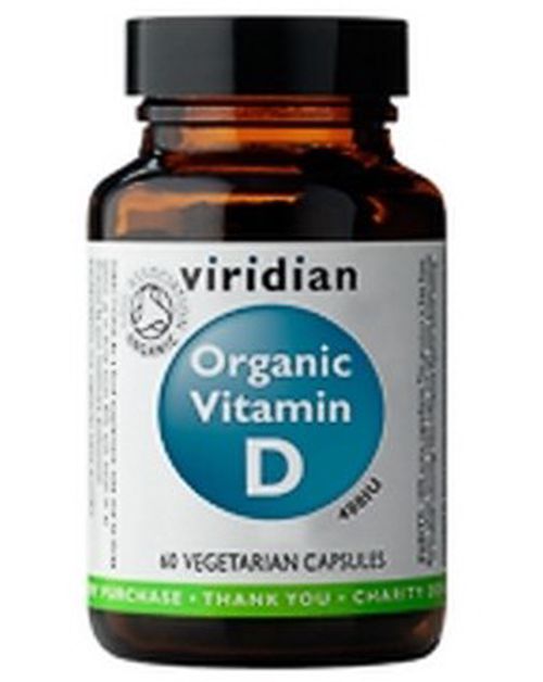 Viridian Vitamin D 60 kapslí Organic