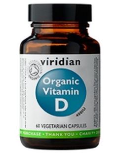 Viridian Vitamin D 60 kapslí Organic