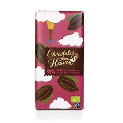 Chocolates from Heaven - BIO hořká čokoláda Peru a Dominikánská republika 85%, 100g