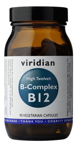 Viridian B-Complex B12 High Twelwe® 90kapslí