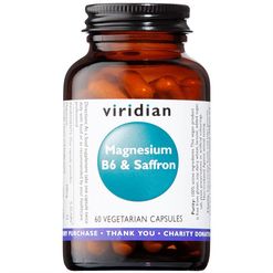 Viridian Magnesium B6 &amp; Saffron 60 kapslí
