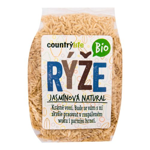 CountryLife - Rýže jasmínová natural BIO, 500g