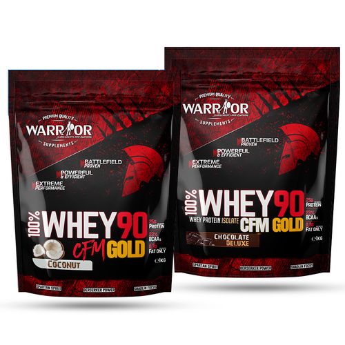 Whey 90 CFM Gold Isolate - Syrovátkový izolát 1kg Chocolate DeLuxe