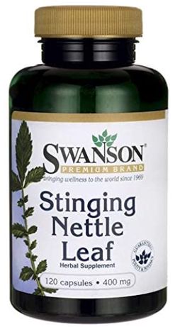 Swanson Stinging Nettle (Extrakt z kopřivy), 400 mg, 120 rostlinných kapslí