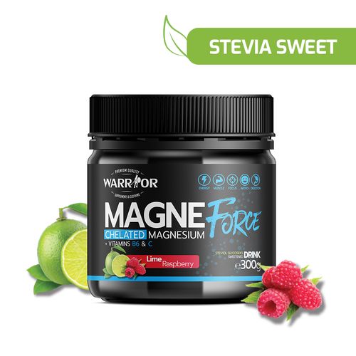 MagneForce Drink - Magnesium chelát + B6 300g Lime and Raspberry