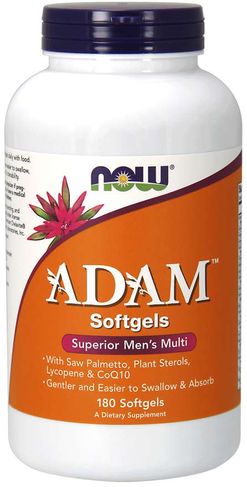 NOW® Foods NOW Multi Vitamins Adam, Men’s Superior, 180 softgels
