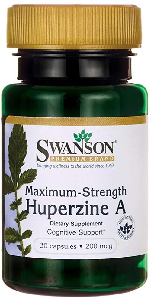 Swanson Huperzine A, 200 mcg, 30 kapslí