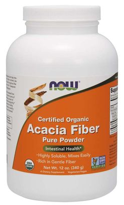NOW® Foods NOW Acacia Fiber Organic Powder (Akácie), 340 g