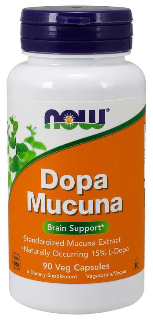 NOW® Foods NOW DOPA Mucuna, 90 rostlinných kapslí