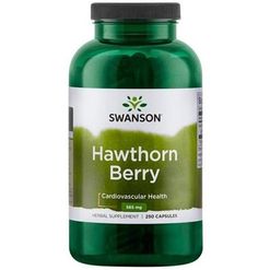 Swanson Hawthorn Berries (Hloh), 565 mg, 250 kapslí