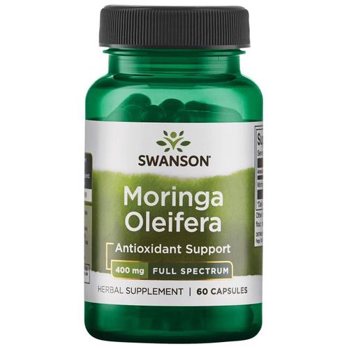 Swanson Moringa Oleifera, 400 mg, 60 kapslí