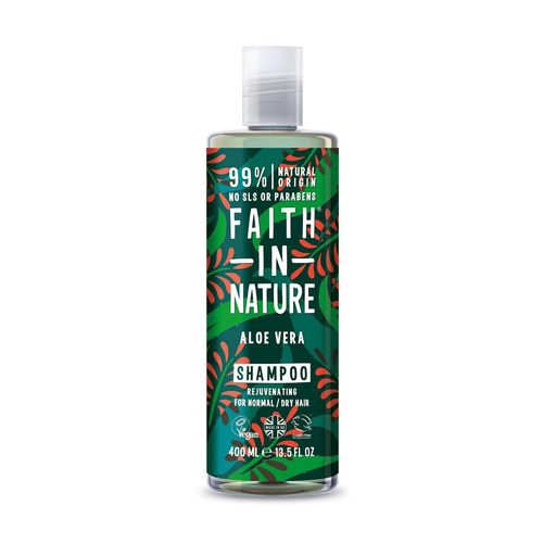 Faith In Nature, Přírodní šampon - s BIO Aloe Vera, 400ml