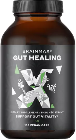 BrainMax Gut Healing, Střeva a trávení, 180 rostlinných kapslí