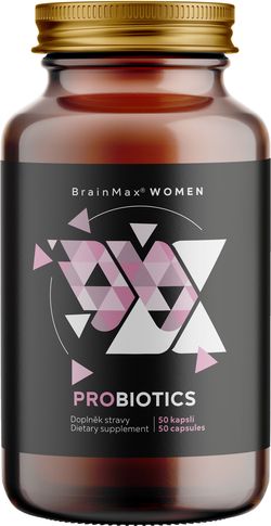 BrainMax Women Probiotics, Probiotika Pro Ženy, 50 enterosolventních kapslí
