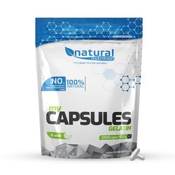 Želatinové Kapsle MyCapsules Gelatin 00