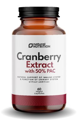 Cranberry extrakt v 50% obsahem PAC