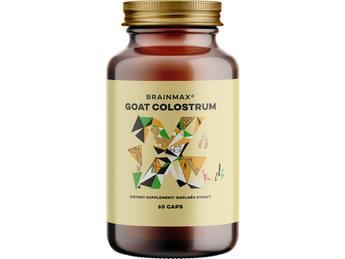 BrainMax KIDS Goat Colostrum, 60 rostlinných kapslí