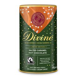 Divine Chocolate - Horká čokoláda se slaným karamelem 28% kakaa, 300g