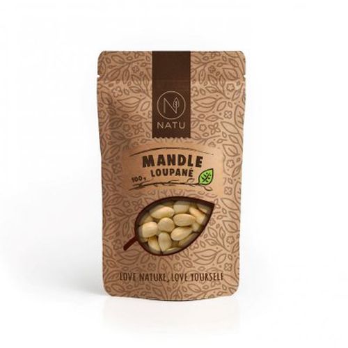 NATU - Mandle loupané, 100g