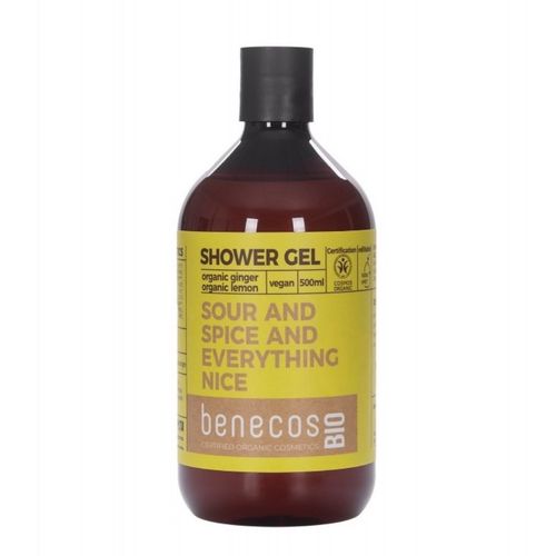 Benecos - Sprchový gel, Zázvor + Citron, BIO, 500 ml *CZ-BIO-002 certifikát