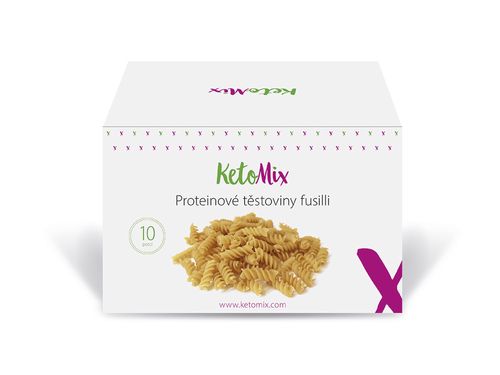 KetoMix Proteinové těstoviny fusilli nové generace (10 porcí)