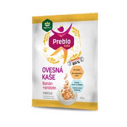 Topnatur - Prebio ovesná kaše mléčná, banán + protein, 65g