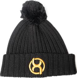 BrainMax zimní čepice Barva: Černá se zlatým logem