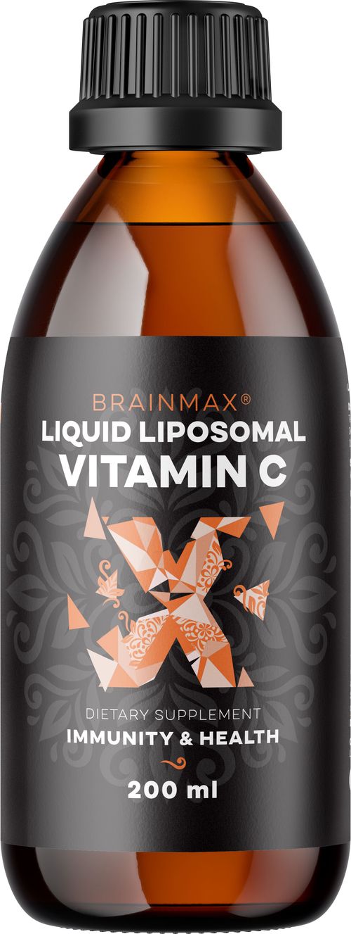 BrainMax Liquid Liposomal Vitamin C, Tekutý Lipozomální Vitamín C, 200 ml