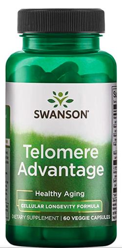 Swanson Telomere Advantage, 60 rostlinných kapslí