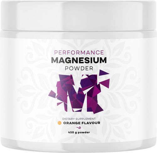 BrainMax Performance Magnesium Powder Pomeranč,  450 g
