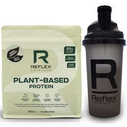Reflex Plant Based Protein double chocolate 600g + Šejkr 500ml ZDARMA (Rostlinný protein)
