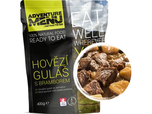 Adventure Menu - Hovězí guláš s bramborem, 400 g