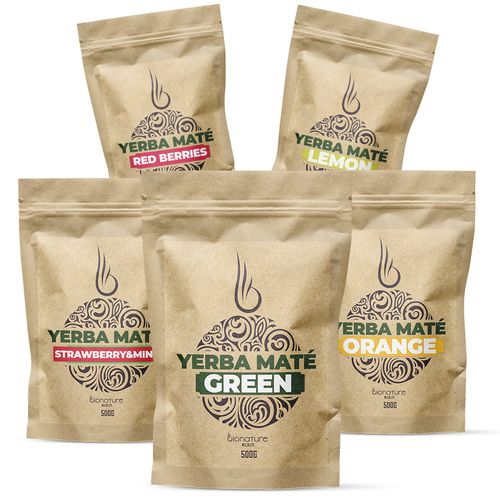 Yerba Maté Green sypaný čaj 500g Lemon