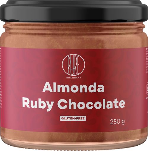 BrainMax Pure Almonda - Ruby Chocolate, 250 g