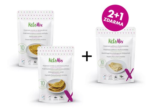 KetoMix Proteinové omelety 2+1 ZDARMA
