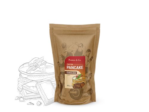 Protein&Co. Proteinové palačinky 480 g Příchuť: Natural