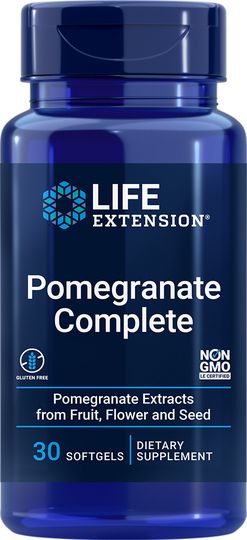 Life Extension Pomegranate Complete, 30 softgelových kapslí