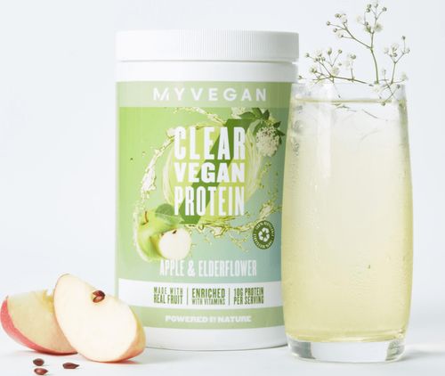 Myvegan  Clear Vegan Protein - 640g - Apple & Elderflower