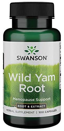 Swanson Wild Yam Root - Smlditec Chlupatý, 100 kapslí