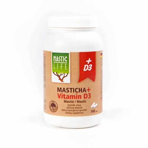 MASTICLIFE - Masticha+ Vitamín D3, 160 kapslí