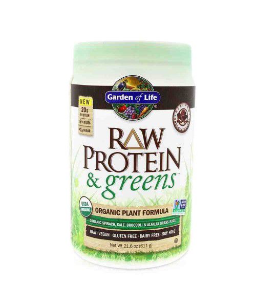 Garden of Life - RAW Protein &amp; Greens Organic - čokoláda 611g