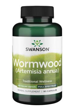 Swanson Full Spectrum Wormwood - Pelyněk, 425 mg, 90 kapslí