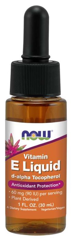 NOW® Foods NOW Vitamin E Liquid 90 IU, 30 ml.