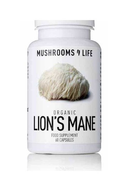 Mushrooms 4 Life Lion's Mane - Certifikovaná BIO houba, 60 kapslí